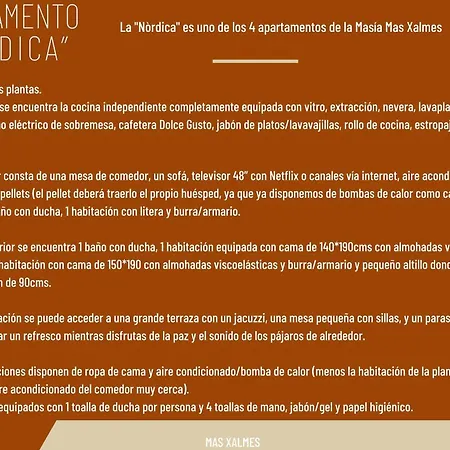 Holiday home Mas Xalmes Camarles